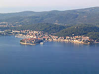 Korcula: aerial